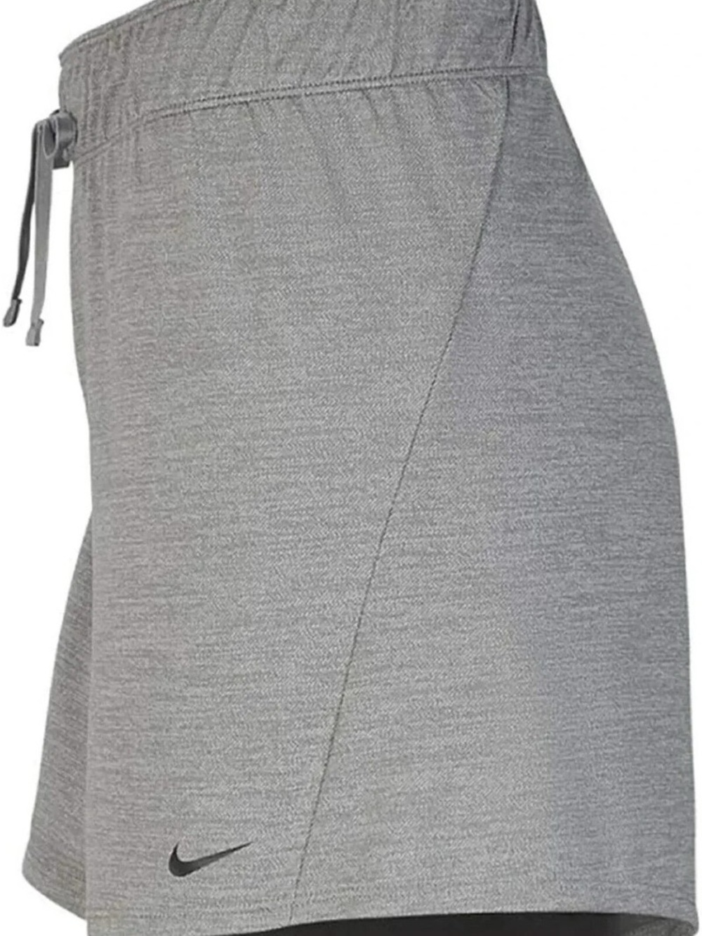 Nike Gray Elastic-Waist Athletic Shorts - Picture 2 of 8